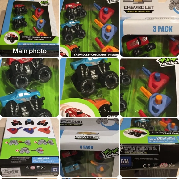 3 Pack Red blue orangeChevrolet Micro Key LauncherColorado pre-runnerChevy - Picture 3 of 12